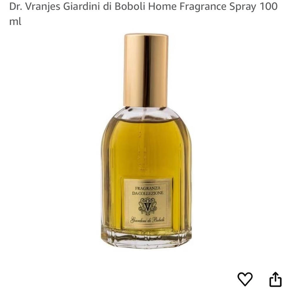 Dr. vranjas /Gold Home Fragrance Spray with Elegant Design ( Made in Italy) - Picture 1 of 2